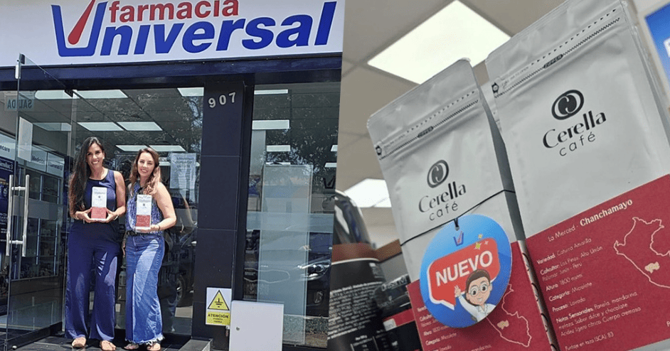 Cerella, el café de especialidad peruano, llega a Farmacia Universal